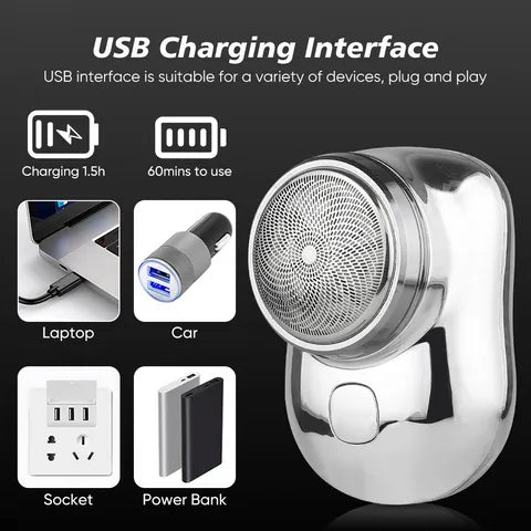 Mini Electric Shaver - Waterproof Body